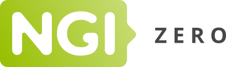 Logo NGI Zero: letterlogo shaped like a tag